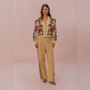 Farm Rio Bicolor High Waist Pants